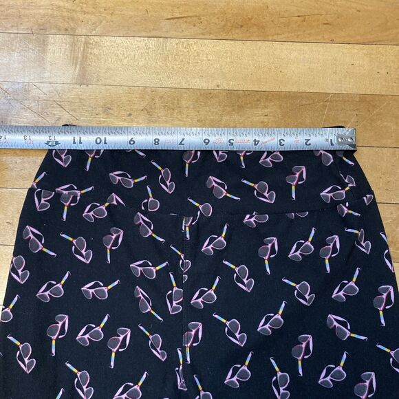 LulaRoe Leggings Women’s One Size Sunglasses Black Stretch Soft - Picture 2 of 13